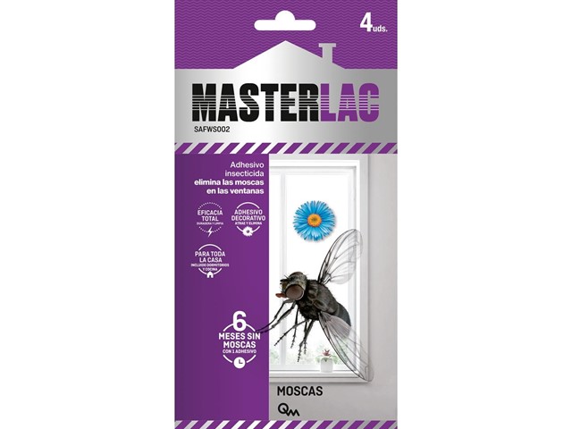 Adhesivo Insecticida 4 Unidades Masterlac