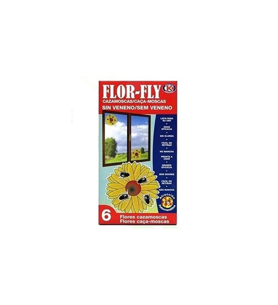 Foto 1 Adhesivos Flor-Fly 6 unidades 