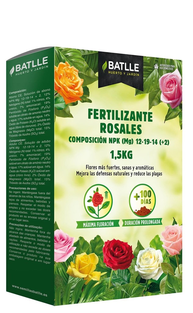 Foto 1 Fertilizante Rosales 1.5kg Batlle