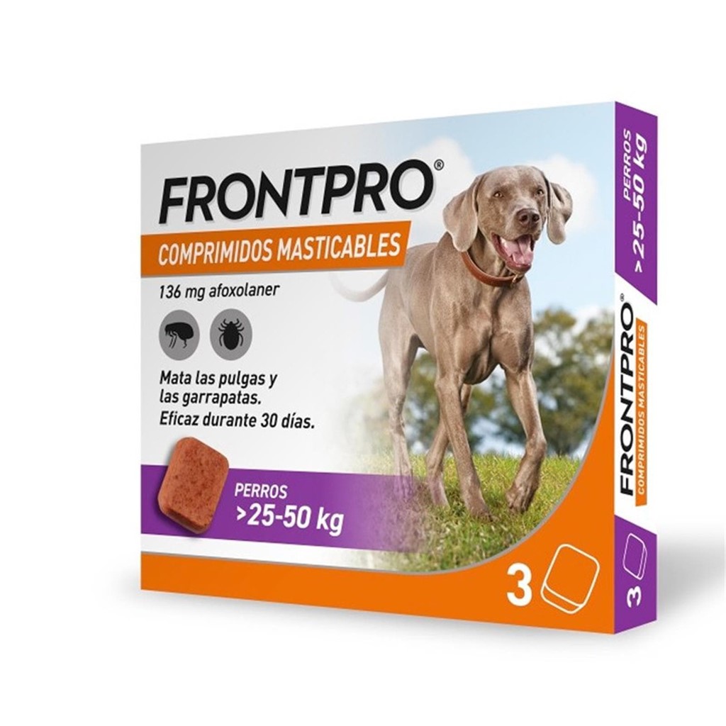 Foto 1 FrontPro >25-50 kg 3 Comprimidos
