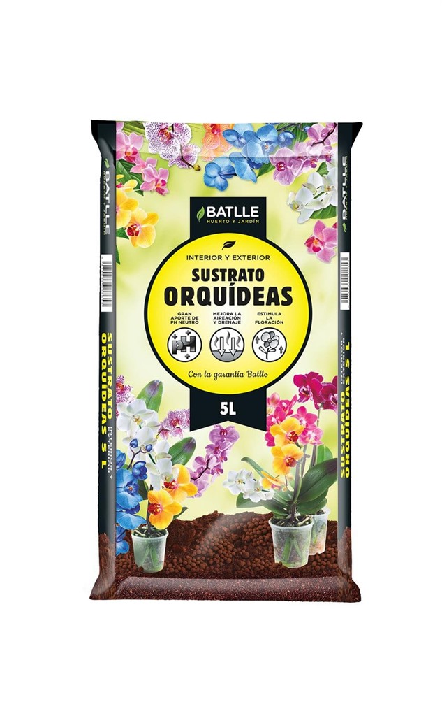 Foto 1 Sustrato Orquideas 5L Batlle